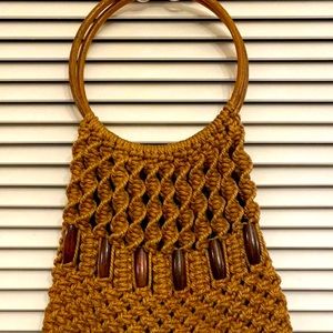 Vintage woven purse